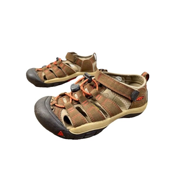Keen Other - Keen Newport H2 Sandals Kids Boys Size 2 Brown Tan Water Shoes Waterproof Hiking